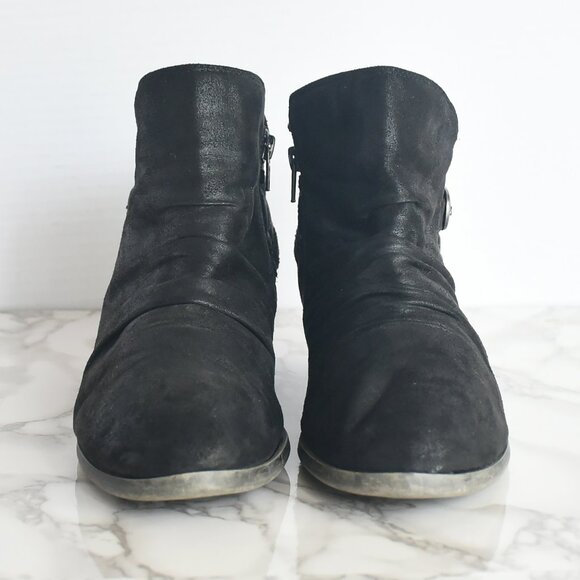 YUU Norah Zip-up Suede Ankle Bootie Size 10 - Picture 4 of 8